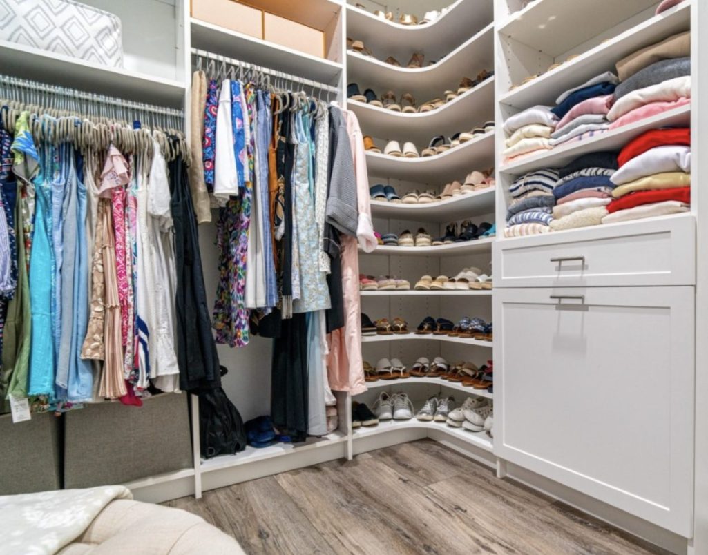 custom closet designed by affordable company