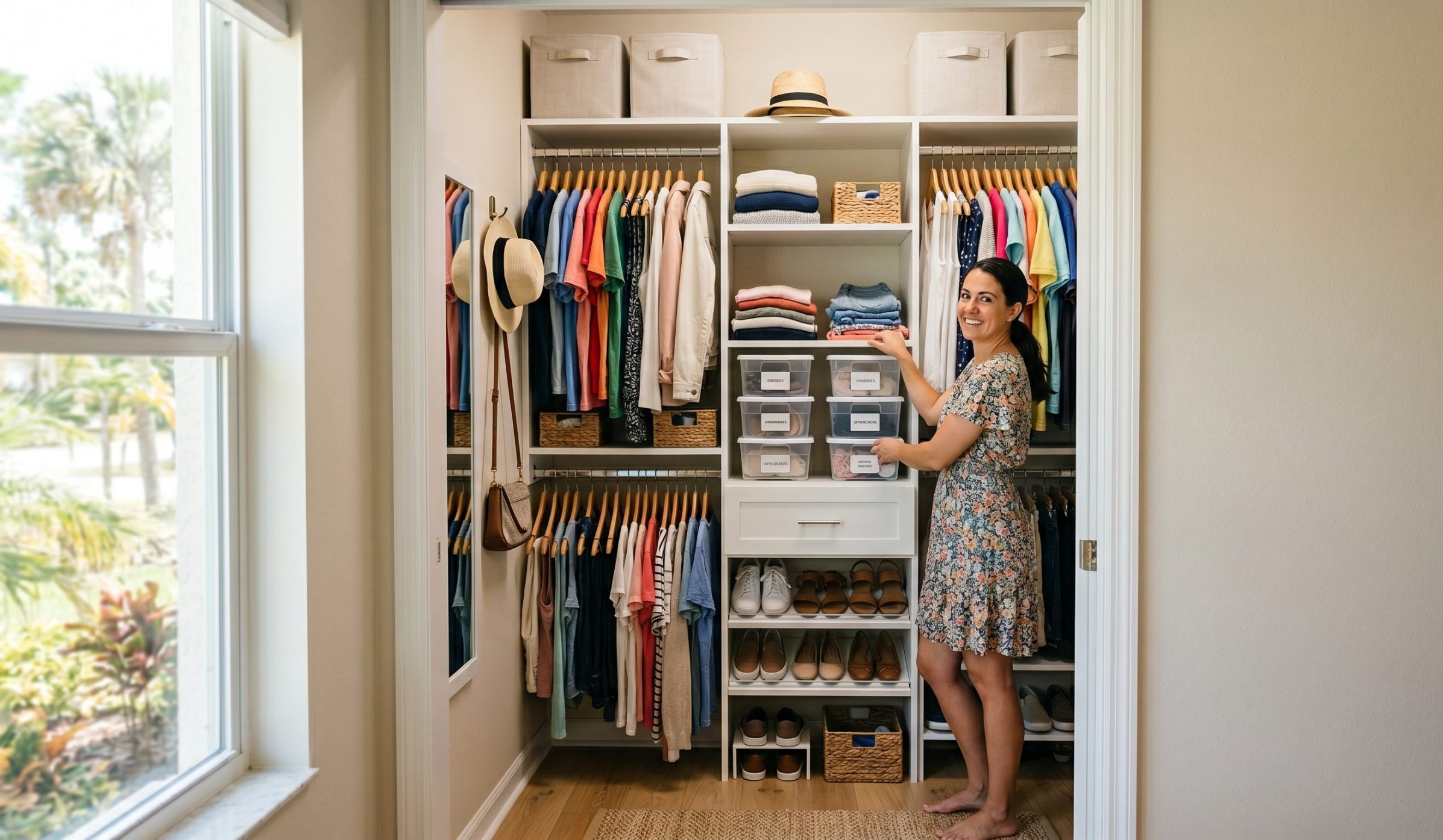 How to Maximize a Small Closet in a Florida Home